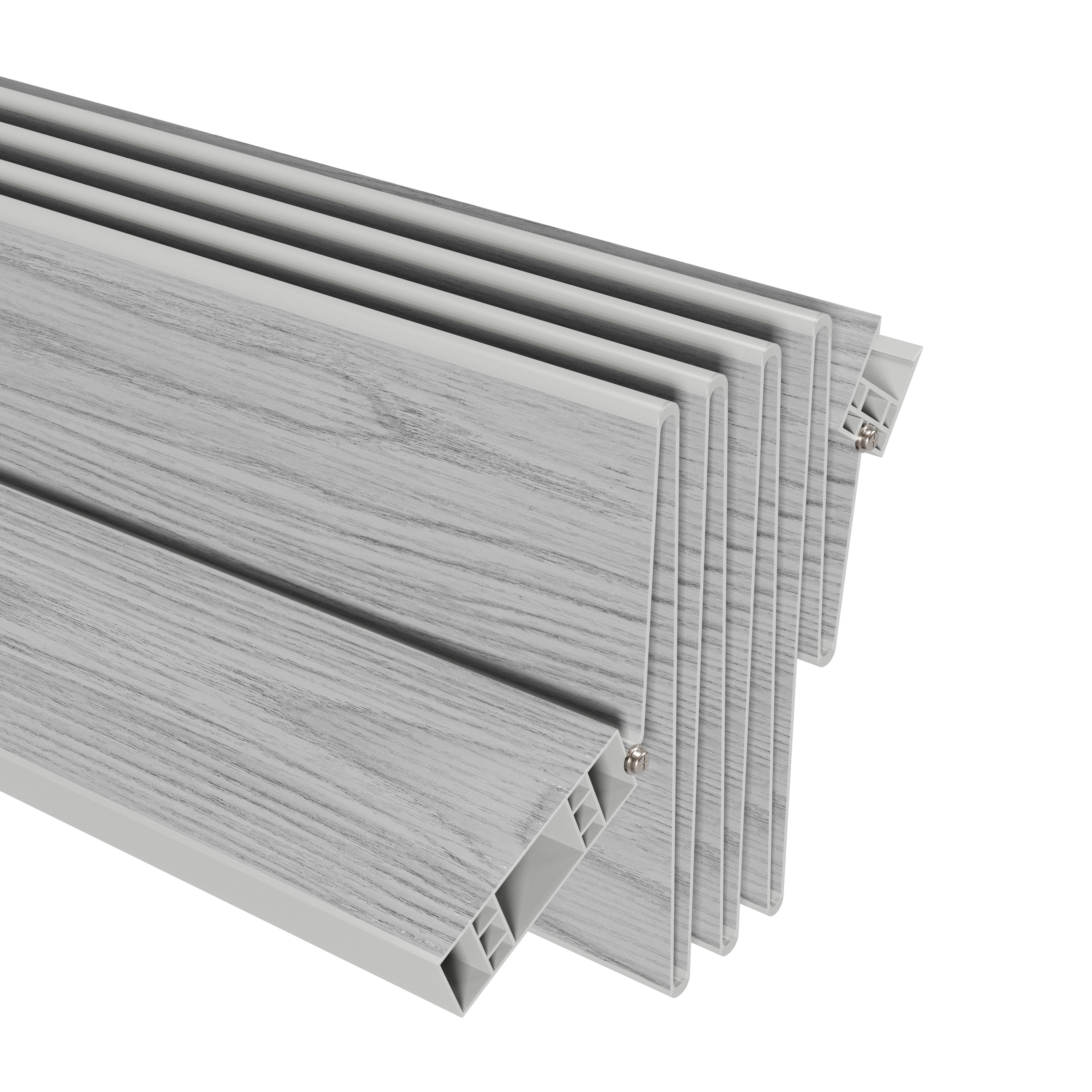 Leumius 32"W PVC Foldable Accordion Door,80"H Trimmable Interior Folding Partition Door,Scratch & UV Resistant for Bedroom Closet Room Divider,Grey