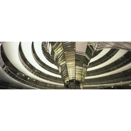 Berlin Government Buildings - Interiors of a government building The Reichstag Berlin Germany Poster Print