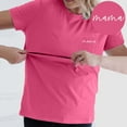 thumbnail image 2 of Gelikeya Comfortable Nursing Tops for Breastfeeding Maternity Shirts Mama Printed Short Sleeve Tee Shirt Summer Clothing Hot Pink, Size L, 2 of 4