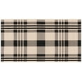thumbnail image 2 of Safavieh Courtyard Benjamin Plaid Indoor/Outdoor Area Rug, Black/Bone, 4' x 5'7", 2 of 16