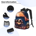 thumbnail image 3 of Goofa The Nightmare Before Christmas Pattern Casual Backpack – School Backpack Lightweight & Ergonomic Design, Water-Resistant, Spacious & Comfortable, Travel, 3 of 6