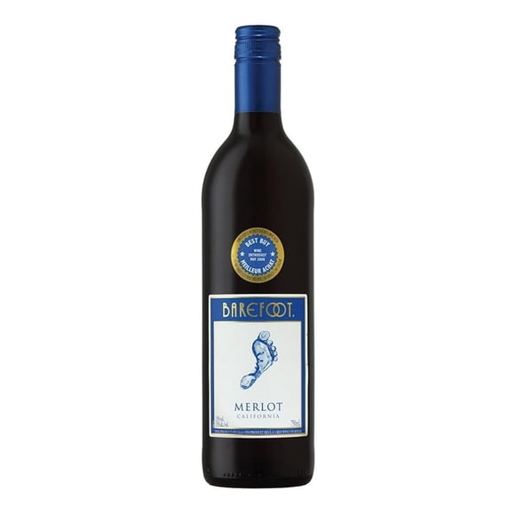 Vino Tinto Barefoot   Merlot 750 ml