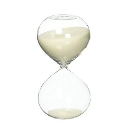 6 Inch Puff Sand Timer Hourgl 30 Minutes Creamy White Color 6 Inch Puff Sand Timer Hourgl 30 Minutes Creamy White Color Inspired Gl Home Desk Office Decor