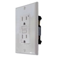 thumbnail image 3 of Diamond Group DG151VP GFI Receptacle with LED Indicator Light - 15A, 120V, White, 3 of 3