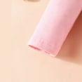 thumbnail image 6 of TOWED22 Infant Baby Girl Clothes 3pcs Set Long Sleeve Crew Neck Romper Bodysuit Flare Pants Headband Fall Winter Outfits Set(Pink,6-9 M), 6 of 8