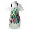 thumbnail image 3 of Cactus Apron Spring Garden with Boho Style Bouquet of Thorny Plants Blossoms Arrows Feathers, Unisex Kitchen Bib Apron with Adjustable Neck for Cooking Baking Gardening, Multicolor, by Ambesonne, 3 of 3