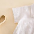 thumbnail image 6 of Tiijoy Newborn Boys Summer Outfits Cotton Short Sleeve Bodysuit Suspenders Shorts Set, Sizes 6-9M, 6 of 8
