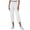 White, variant on Admvng Linen Capri Pants for Women Elastic Waist Summer Casual Comfortable Cropped Pants