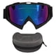 thumbnail image 2 of Gafas de esquí para exteriores, gafas deportivas para ciclismo, motocicleta, a prueba de viento, gafas para bicicleta todoterreno, a prueba de polvo, marco negro mate, lentes coloridas, 2 of 15