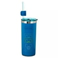 thumbnail image 2 of Disney Stainless Steel Tumbler With Straw Neon Walt Disney World Logo, 2 of 2