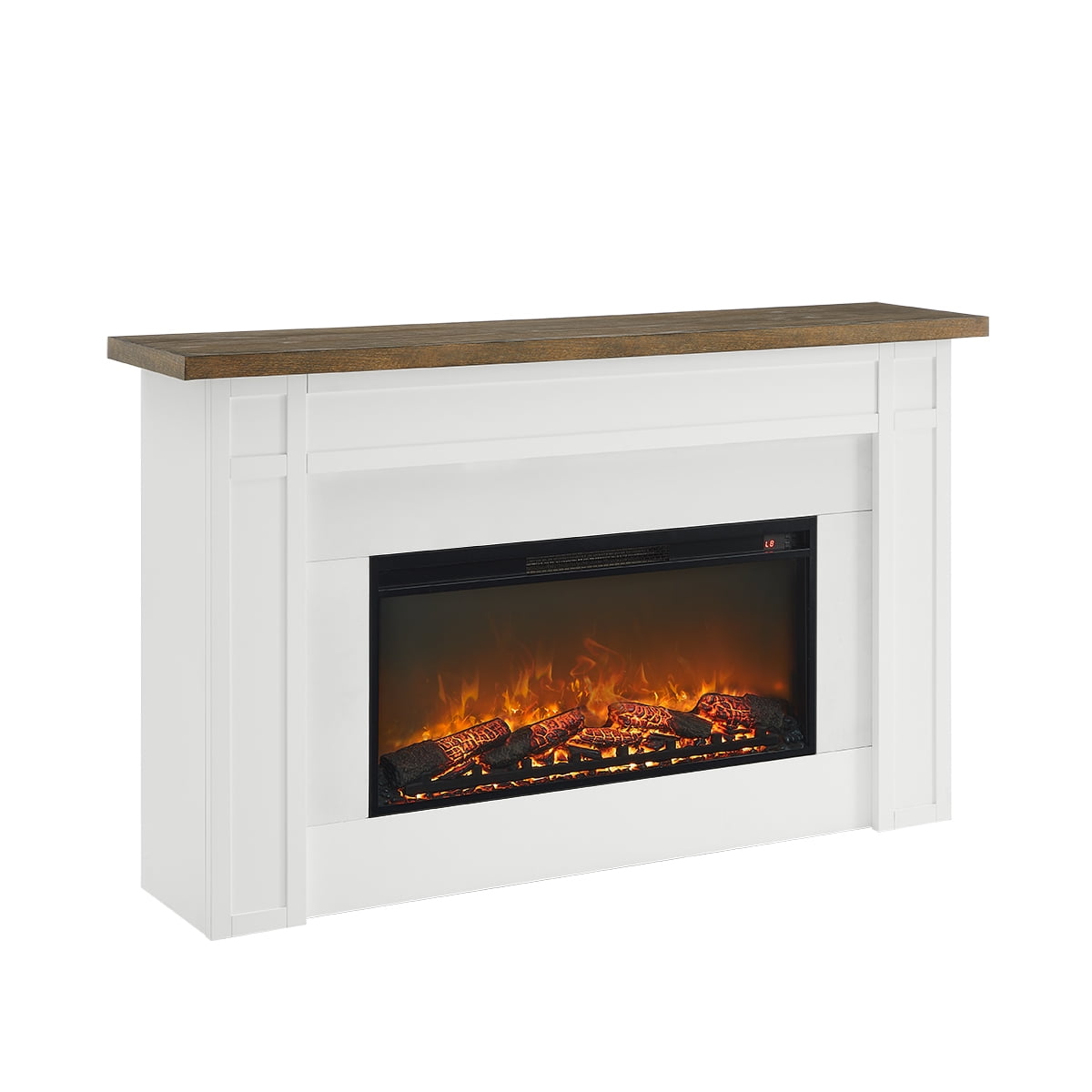 Real Flame Cravenhall 64-in Landscape Electric Fireplace In White 5510E W 332037591