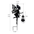 thumbnail image 2 of LCXmlly Lumière Solaire Résistante à la Rouille Lumière Féerique Solaire Résistante aux Intempéries Piquet de Jardin Extérieur LED Papillons Ailes Statue de Filles Piquet 1/2 Pcs, 2 of 8