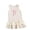 b-894Beige446, variant on MEZZALL Girls Summer Dress Cute Bowknot Patchwork Sleeveless Vest A-Line For Toddler Kids O-Neck Trendy Dresses
