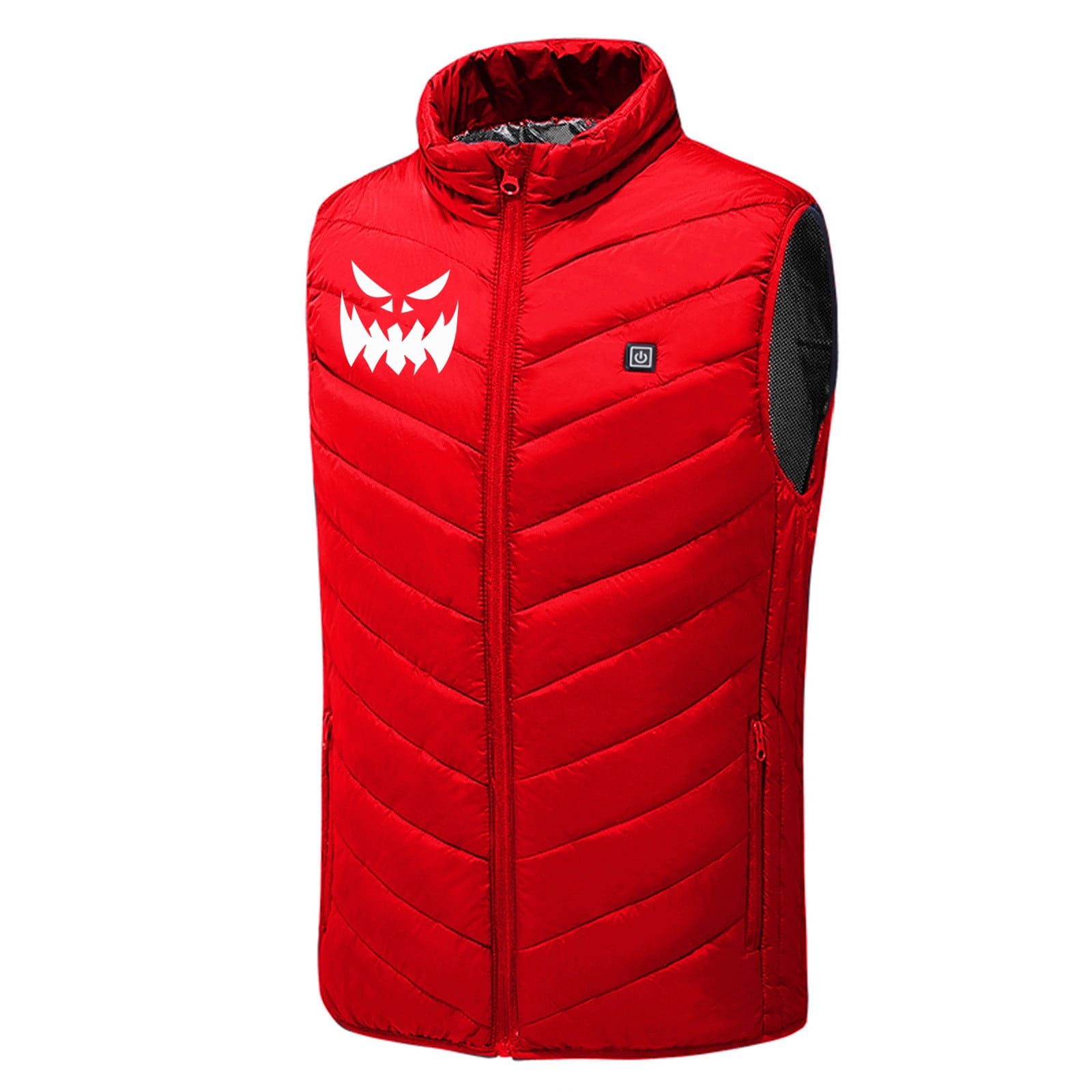 ZACPNCV Heated Vest for Men And Women Plus Size Heated Coat 9 Heating Heated Jacket Winter Heating Coat Red