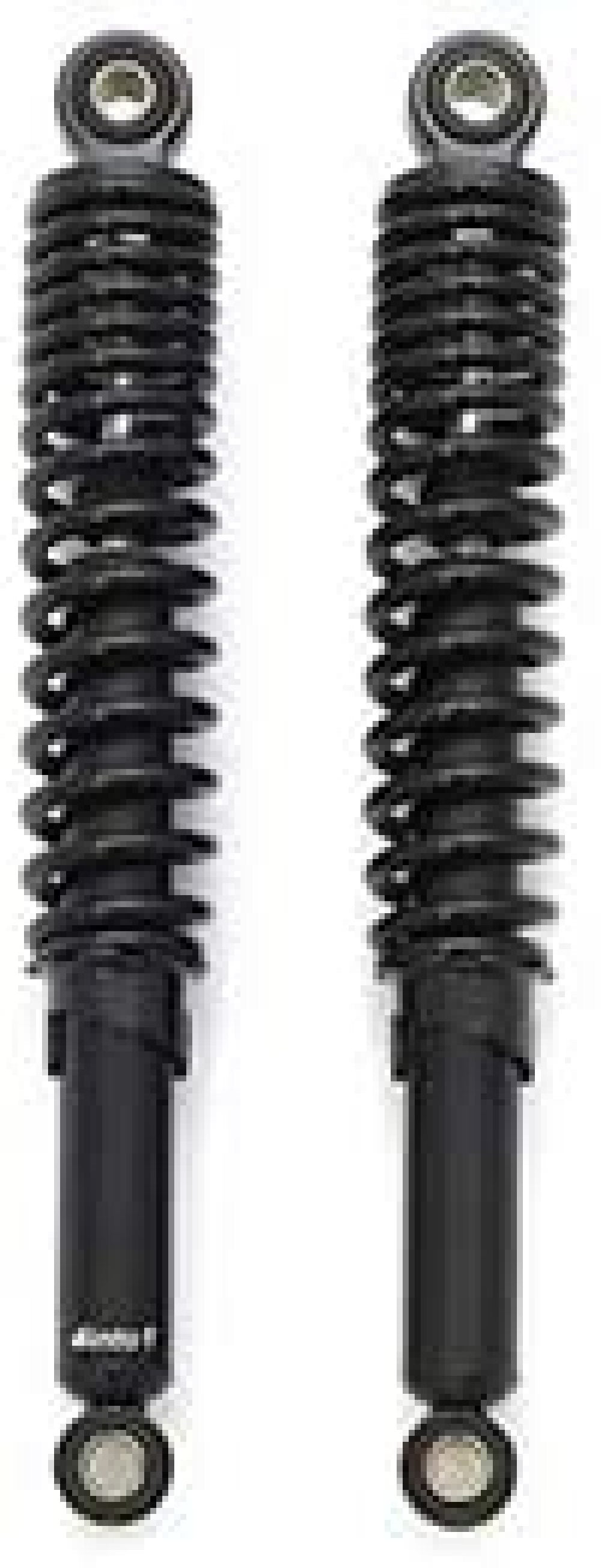 335mm 13 1/8 - Compatible with Honda S65 CL/CT70 XL75 CL/CT/CM/S90 CM91 CT110 Black Shocks Eye To Eye 