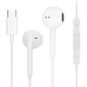 USB C Headphones for iPhone 16/15 Pro Max Plus, Type C Earbuds for iPad Pro Air Mini, for MacBook Pro Air, Earphones for Google Pixel, Samsung