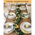 thumbnail image 4 of 15 Inch Round Placemats Set of 4, Yellow Tulip Non Slip Heat Insulation PP Table Mats, Vintage Spring Floral Retro Art Butterfly Wooden Washable Place Mats for Kitchen Dining Party Table Decor, 4 of 7