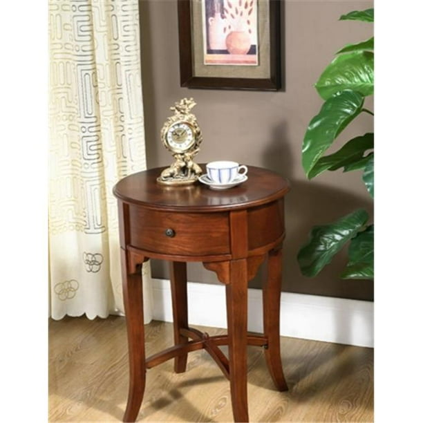 All Things Cedar HR30 Round Drawer Side Table - Walmart.com - Walmart.com