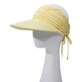 thumbnail image 5 of HJYCHN Western Style Shapeable Straw Sun Hat for Women Men Summer Outdoor Cowboy Beach Hat Yellow One Size, 5 of 5