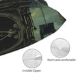 thumbnail image 3 of KLL MoonNight Sky Crow Pillow Covers Envelope Closure,Super Soft and Cozy Fuzzy Fleece Pillow Case Cover (No pillow core） 16"x24", 3 of 5