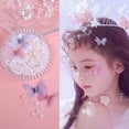thumbnail image 1 of Eyes Face Makeup Facial Decorations Patch Butterfly Rhinestone Pearls Sequin Adhesive Glitter, 1 of 8