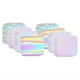 thumbnail image 1 of 200 Piezas de Suministros para Hacer Botones Cuadrados, Película Brillante para Máquina para Hacer Pins, Kit de 4 Estilos de Láminas Laminadas Holográficas Transparentes., 1 of 7