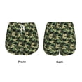 thumbnail image 4 of Disketp Camouflage Dinosaur Print Women's Shorts Workout Shorts for Athletic Gym Running Shorts with Phone Pockets Small, 4 of 8