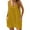 Yellow, variant on UVN Summer Swimsuit Coverups for Women Bathing Suit Ladies Pom Pom Beach V Neck Tank Dress with Pockets