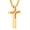 Gold, variant on Baseball Cross Necklace for Men, Stainless Steel Cross Pendant Chain 16/18/20/22/24 Inches Baseball Accessories Christian Christmas Valentines Easter Birthday Jewelry Gifts