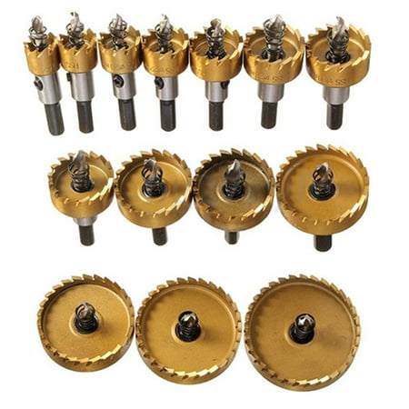 

HSS Drill Bit Hole Saw Metal Steel Set Cutter Tool - Ideal for Metal Wood and Alloy with Sizes Ranging from 16-60mm