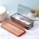 thumbnail image 2 of Caja de Almacenamiento para Vajilla y Juego Té con Tapa, A Prueba de Polvo,Caja Almacenamiento para y Palillos de Cocina, Caja de Almacenamiento para Cosméticos, Color Gris, 2 of 6