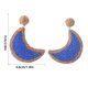 thumbnail image 4 of 1 par de pendientes Retro de verano en forma de luna, joyería colgante para novias, accesorio colgante para el hogar, fiesta en la playa al aire Ropa, zapatos y accesorios Miscelánea Azul oscuro Qarigey  AP011242-05, 4 of 6
