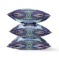 thumbnail image 3 of Amrita Sen CAPL521FSDS-ZP-20x20 Carrés Floraux Pastel en Daim avec Insert Bleu Paon Bleu Clair, 3 of 3