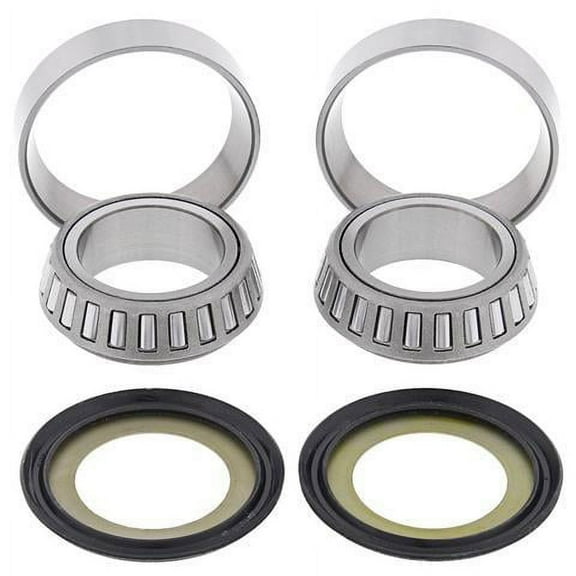 All Balls Racing Steering Bearing Kit 22-1010 for Honda Motorcycle Models, Precision Machined