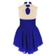 thumbnail image 4 of Vestido ajustado para niñas con brillantes diamantes de imitación para gimnasia, patinaje artístico, maillot de ballet con lentejuelas, traje de danza lírica, 4 of 5