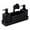 Black, variant on 13x6 Inch Kitchen Countertop Organizer with Soap Dispenser and Sponge Holder Dishwasher Brush Tray Storage Box, White