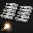 thumbnail image 3 of 100x T5 Glass Light Bulb Car Lights Lamp Headlights Lamp Car Instrument Panel Brake Light 12W 12V Dashboard Bulbs, 3 of 5