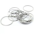 thumbnail image 7 of GKNET 20X Stainless Steel Earrings Charms Circle Hoop Connectors Link Delicate Jewelry Making -10mm, 7 of 7