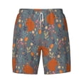 thumbnail image 5 of Rocae Floral Squirrel for Men's Swim Trunks Quick Dry With Two Side Pockets and One Lined Patch Pocket3X-Large, 5 of 9