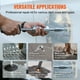 thumbnail image 4 of VEVOR Kit de reparación de abolladuras con soldador de pernos, extractor de abolladuras con soldador por puntos de 3 KW y 6 modos de soldadura, 4 of 9