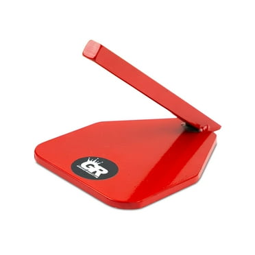 Grind Right Fingerboarding Grind Right Portable Square Pole Jam Fingerboard Rail Red