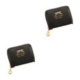 thumbnail image 4 of Tarjetero tipo billetera Sonducket elegante y compacto de PU negro 2Conjunto, 4 of 6