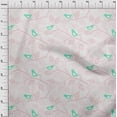 thumbnail image 4 of oneOone Cotton Poplin Twill Light Pink Fabric Asian Block Quilting Supplies Print Sewing Fabric By The Yard 56 Inch Wide, 4 of 4