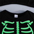 thumbnail image 4 of Ruyang Baby Girls Boys Skeleton Jumpsuit with Wings New Born Halloween Outfit Cute Hat First Birthday Outfits Cute Onesie, 4 of 9