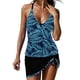 thumbnail image 2 of Trajes de baño tankini para mujer Trajes de baño para mujer Trajes de baño de dos piezas Camisetas sin mangas con estampado floral con pantalones cortos Trajes de baño, 2 of 7