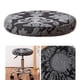thumbnail image 4 of Funda protectora para silla redonda, extraíble y elástica, para asiento de taburete, ajuste 11-1 Negro, 4 of 9
