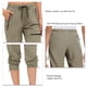 thumbnail image 2 of Pantalones de senderismo para mujer, pantalones de senderismo con cremallera, pantalones casuales de viaje, pantalones de trabajo para acampar, rendimiento lleno de energía, 2 of 4