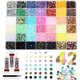 thumbnail image 1 of Kit de Diamantes de Imitación de Resina en Gelatina de 42 Colores - 32000 Piezas de Gemas Planas de 3 mm con Pegamento B7000 para Arte, Zapatos, Manualidades y Bricolaje, 1 of 1