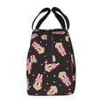 thumbnail image 2 of Lsque Popcorn Pattern Lunch Bag Women/Men Insulated Lunch Box,Small Leakproof Cooler Food Lunch Containers Reusable High Capacity Lunch Tote Bags, 2 of 6