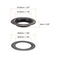 thumbnail image 2 of 10Set Grommets Eyelets with Washers 30mm Copper Metal Eyelets Kit for Curtain Tarps Leather Bag DIY, Gunmetal, 2 of 6